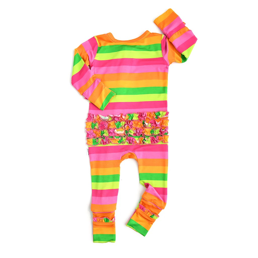 Stephanie Ruffle Zip PJ