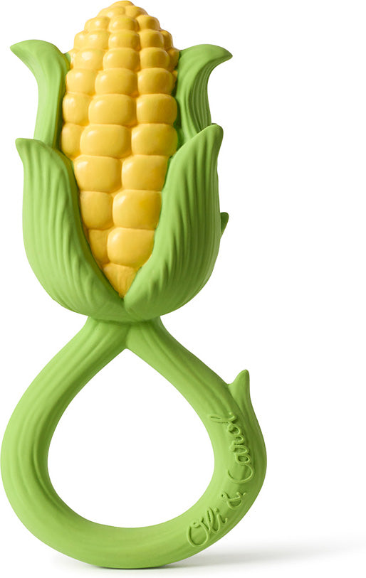 Oli & Carol Corn Rattle Toy & Teether