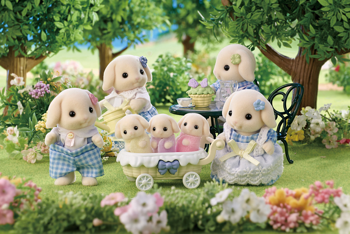 Flora Rabbit Family