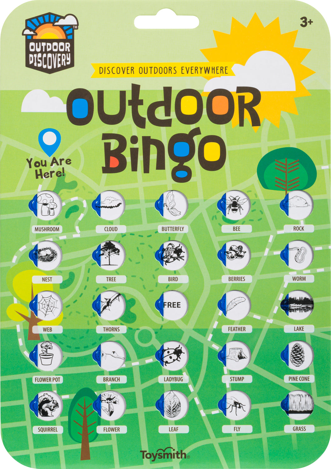 Outdoor Discovery Outdoor Bingo (Assorted Colors)