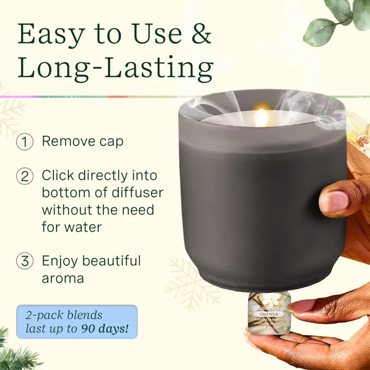 Flameless Candle Diffuser - Winter Edition