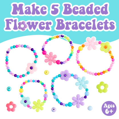 Beaded Flower Bracelets Kit