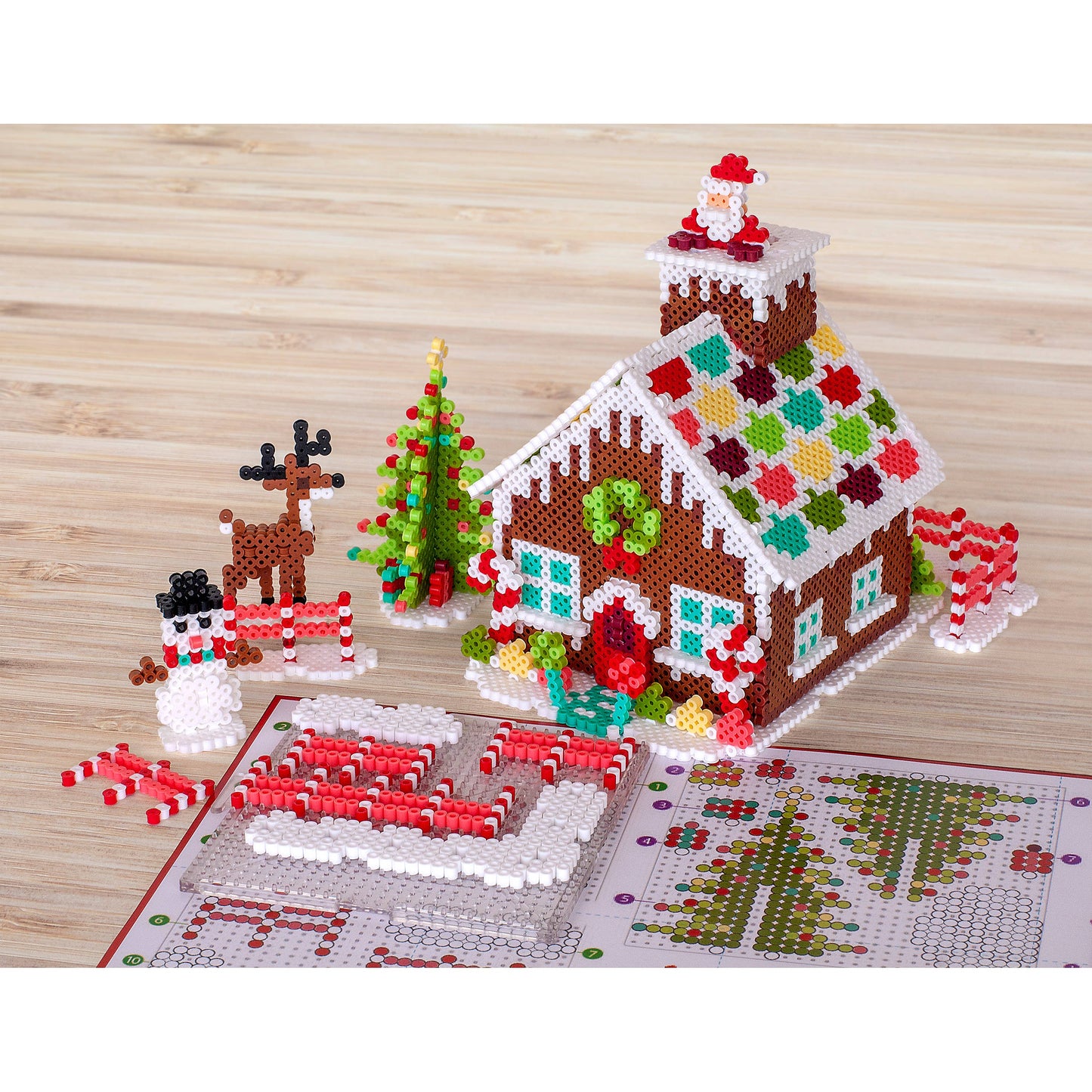 Gingerbread House Perler Bead Kit