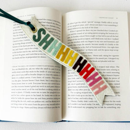 Shh… Felt Bookmark