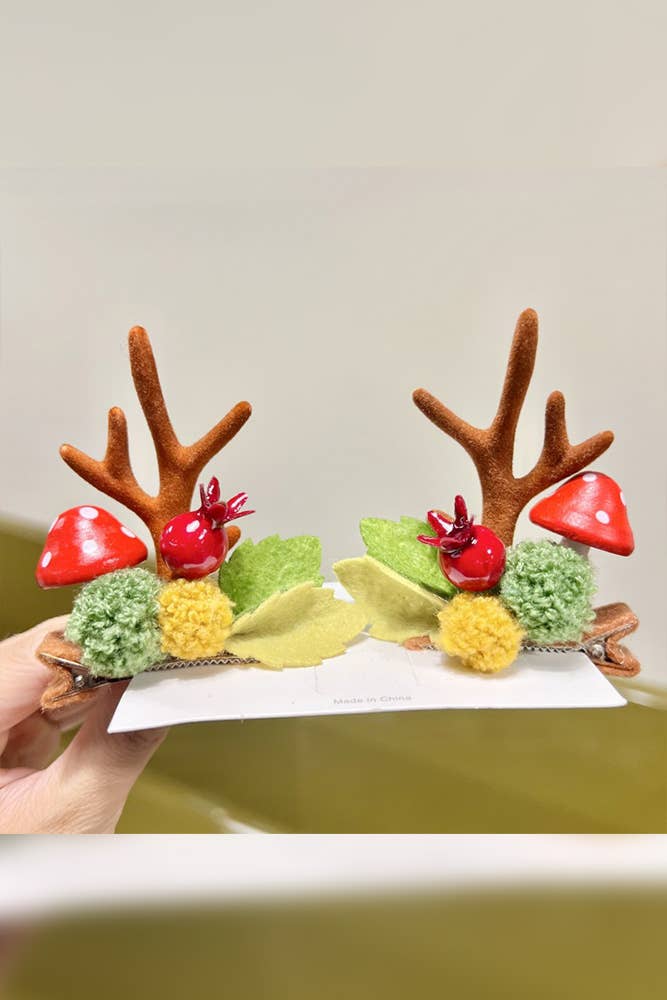 Christmas Reindeer Hair Clip