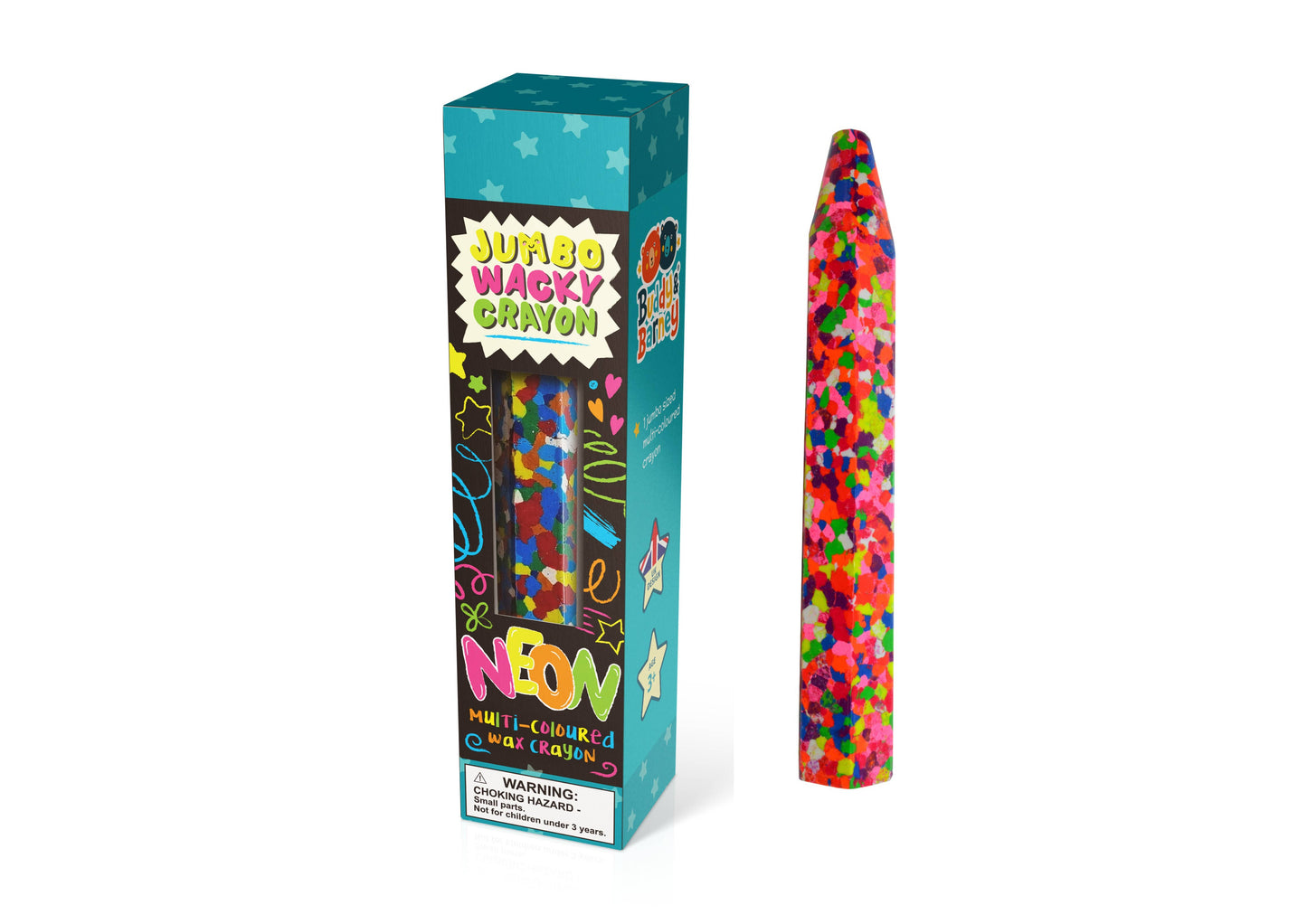 Neon Wacky Jumbo Crayon