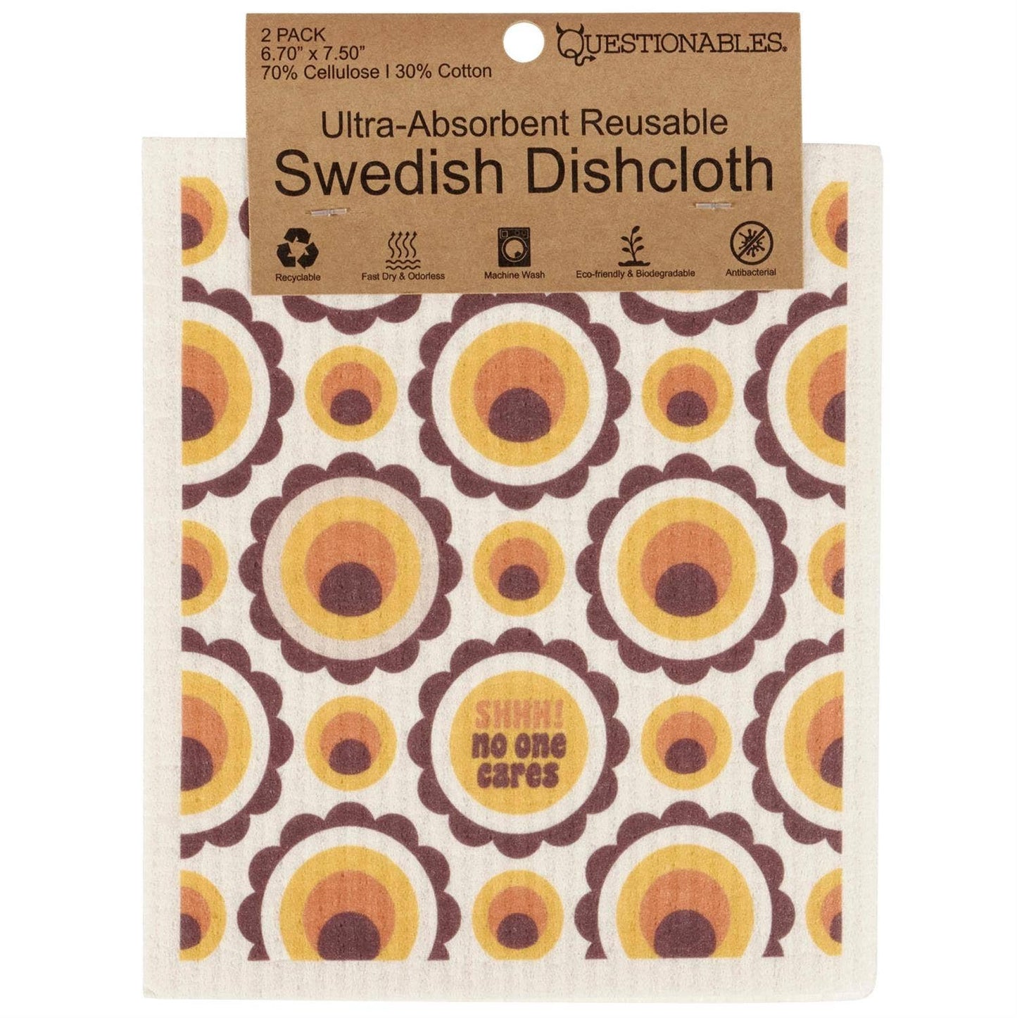 No One Swedish Dishcloth Set