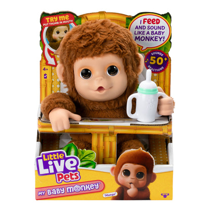 Monkey Plush Little Live Pet