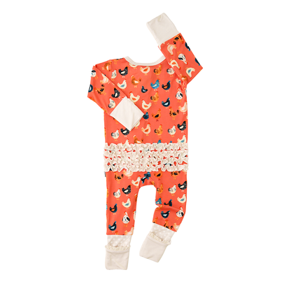 Penny Ruffle Zip