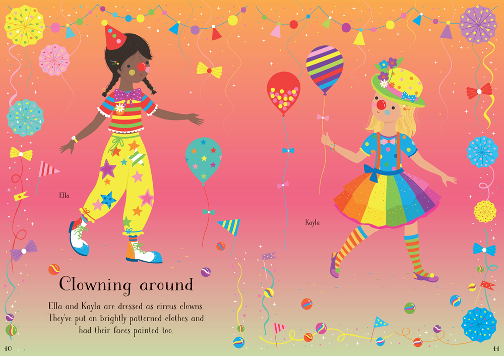 Costume Parade Little Sticker Dolly Dressing