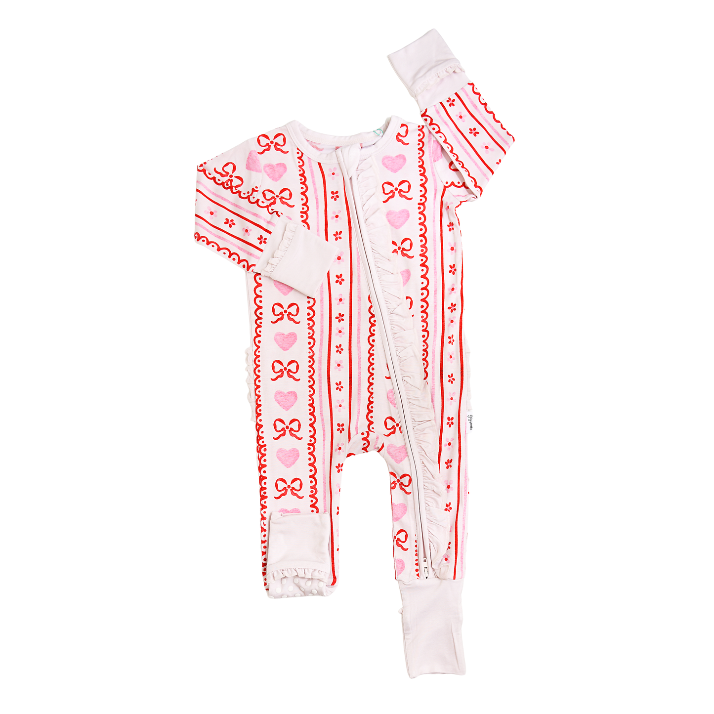 Hallie Ruffle Zip