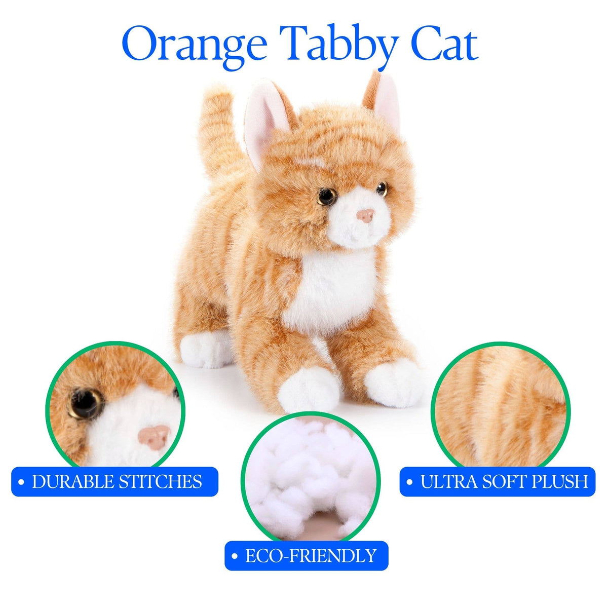 Orange Tabby Kitten 9"