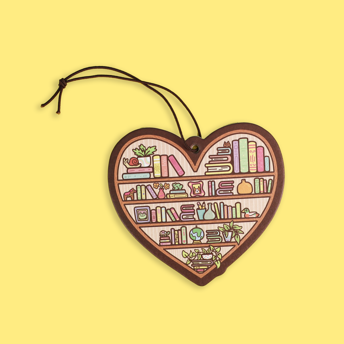 Heart Bookshelf Air Freshener
