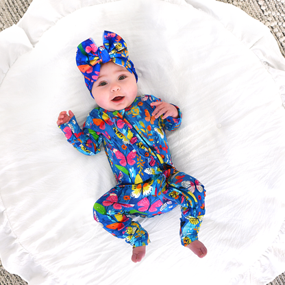 Aurora Butterfly Ruffle Zip