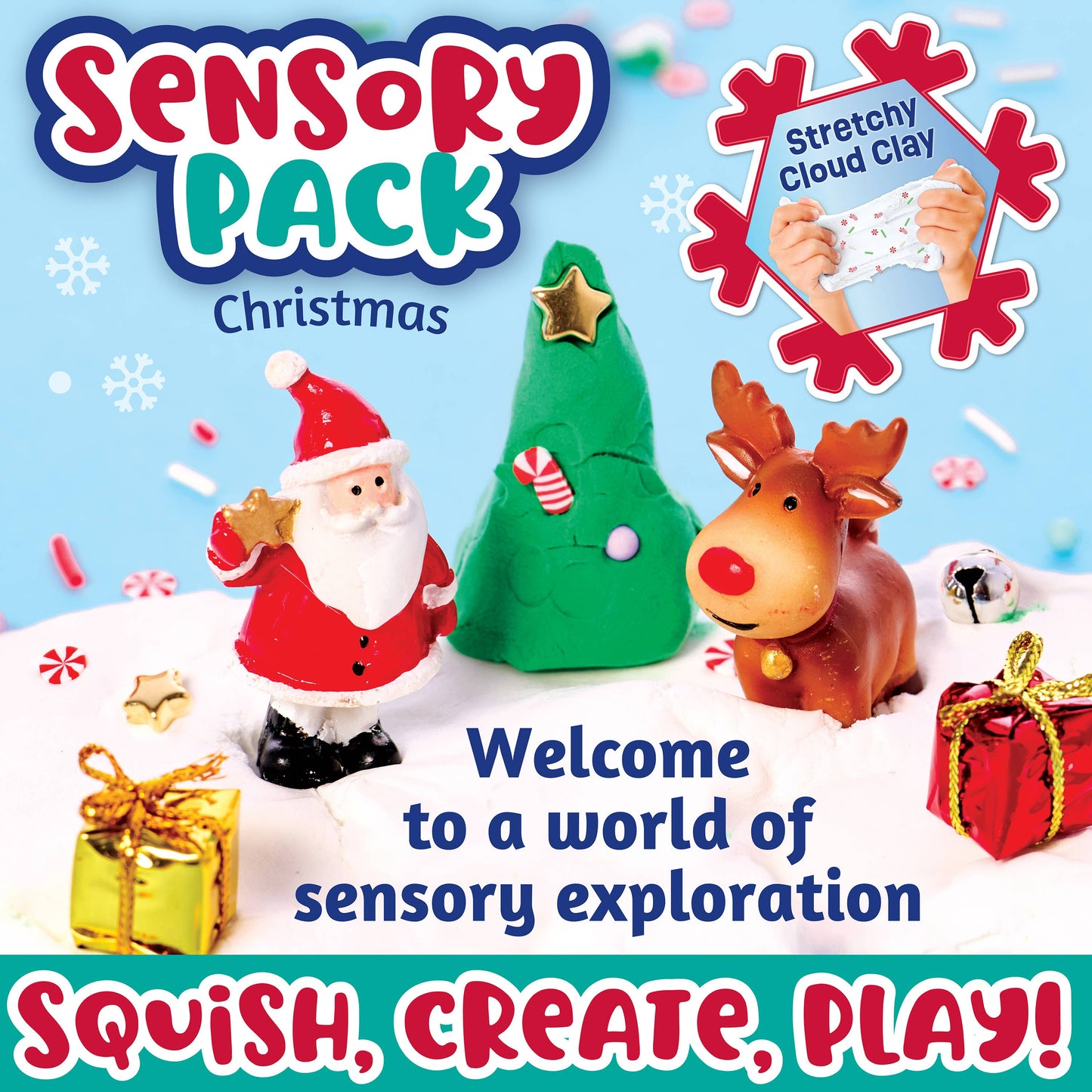 Sensory Pack Christmas Holiday Play Kit for Children