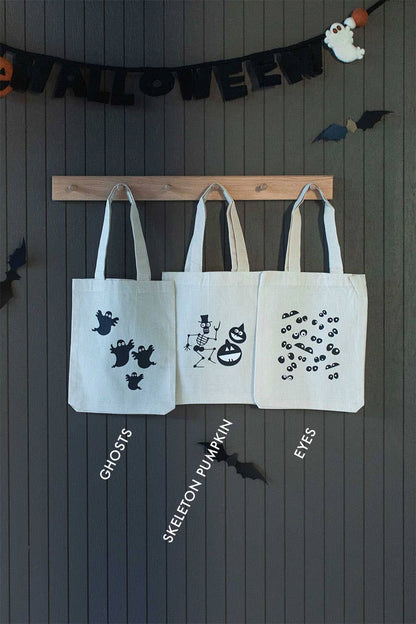 Halloween Trick or Treat Tote Bag