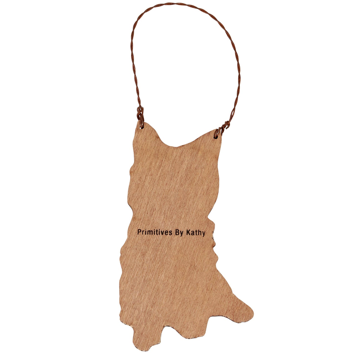 Yorkie Wreath Ornament