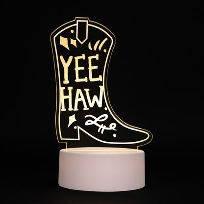 Cowboy Boot Sign