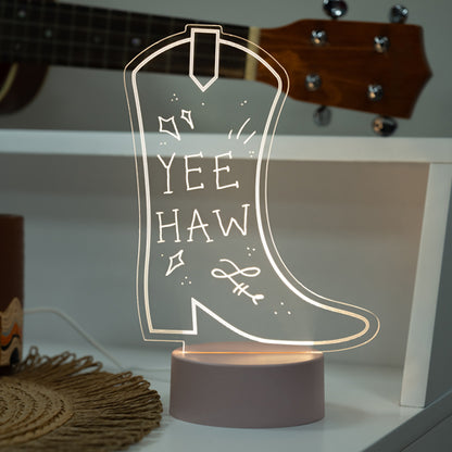 Cowboy Boot Sign
