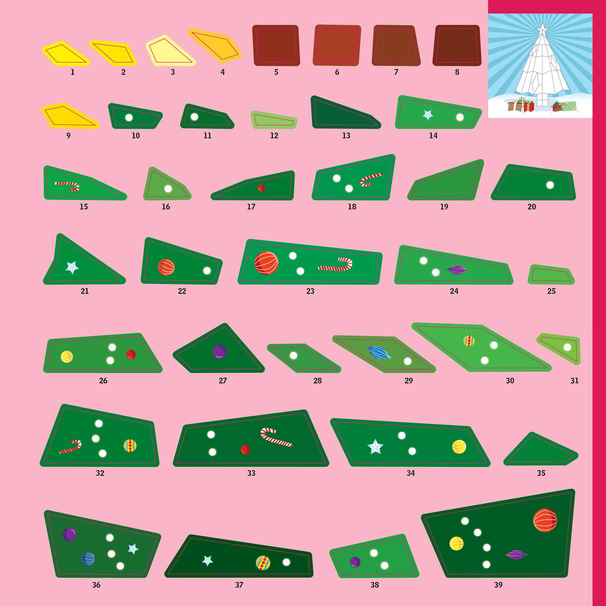 Christmas Paint by Sticker Kids