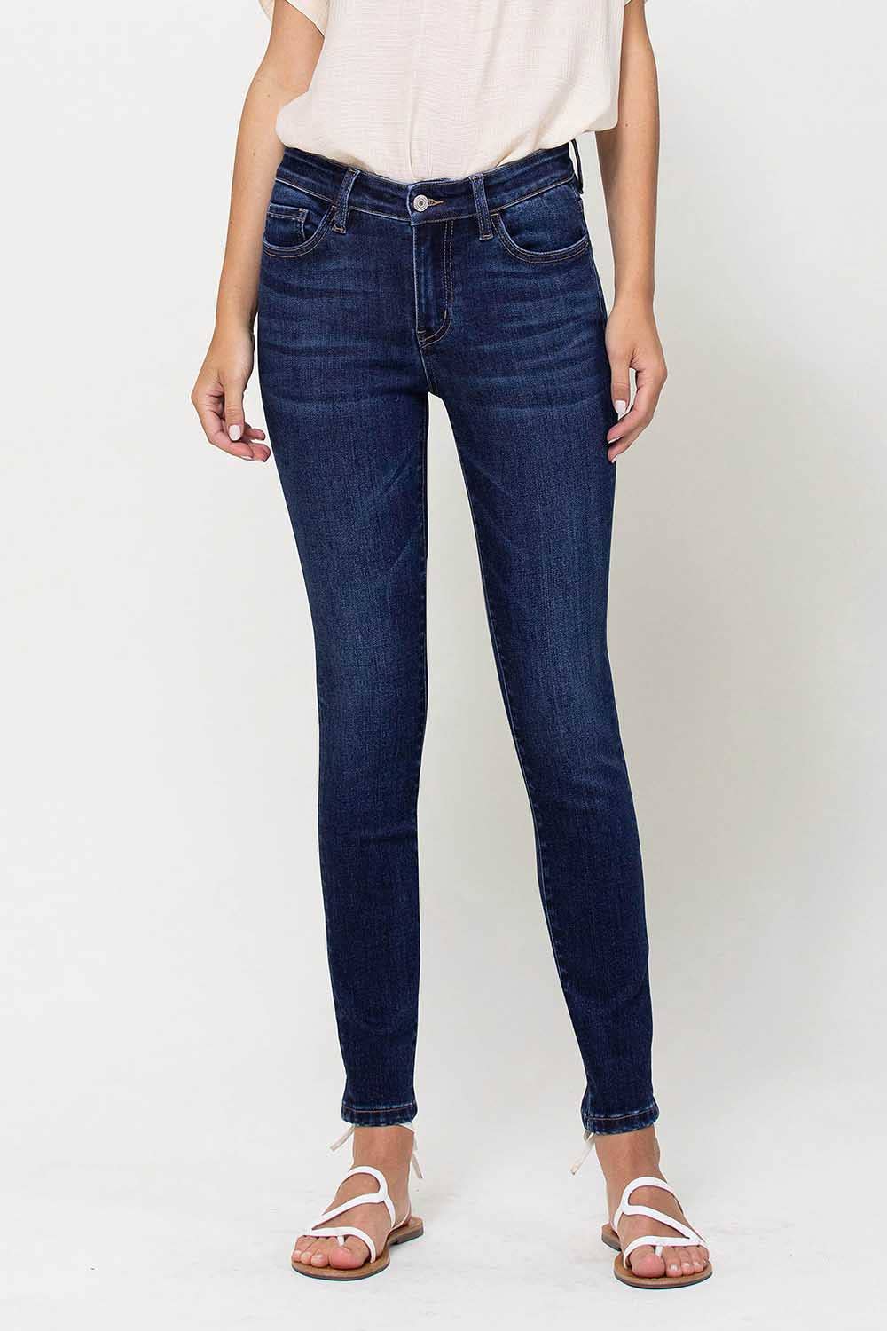 Haylie HIGH RISE ANKLE SKINNY JEANS