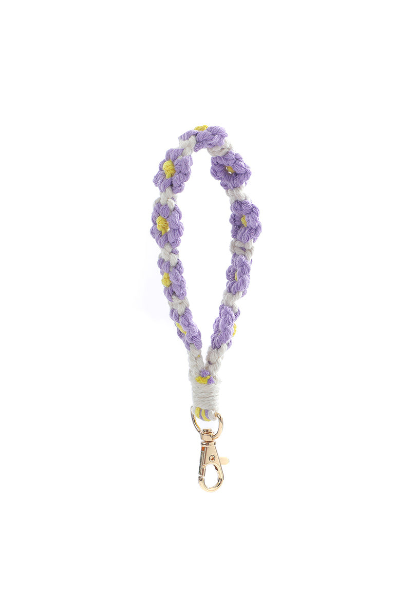 Daisy Flower Keychain