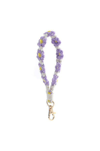 Daisy Flower Keychain