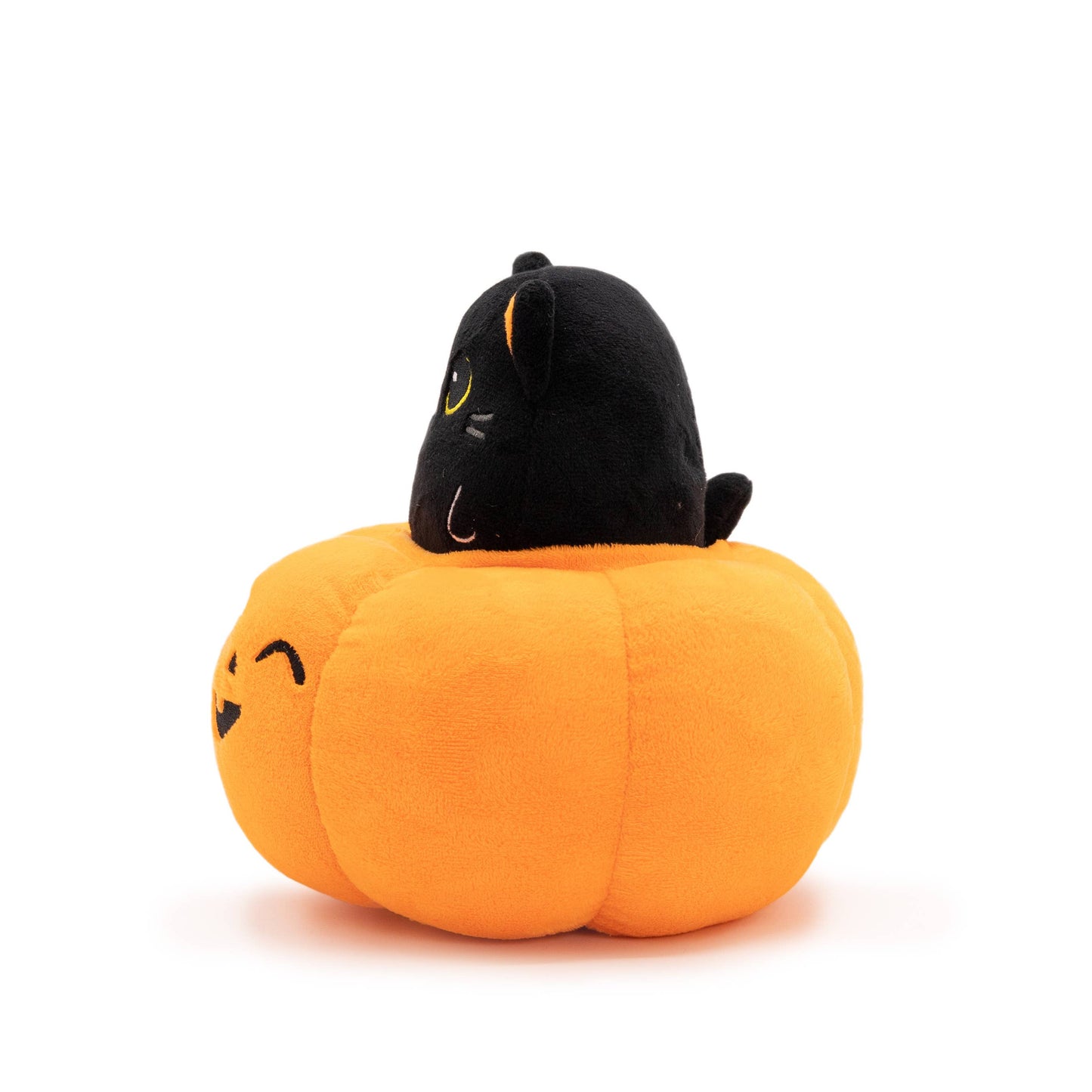 Peek-A-Boo Plush - Cat in Pumpkin 🐈‍⬛