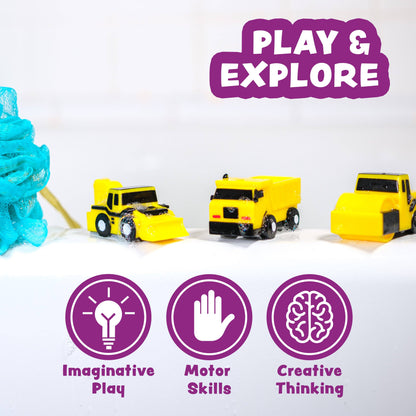 Construction Trucks Bath Toys