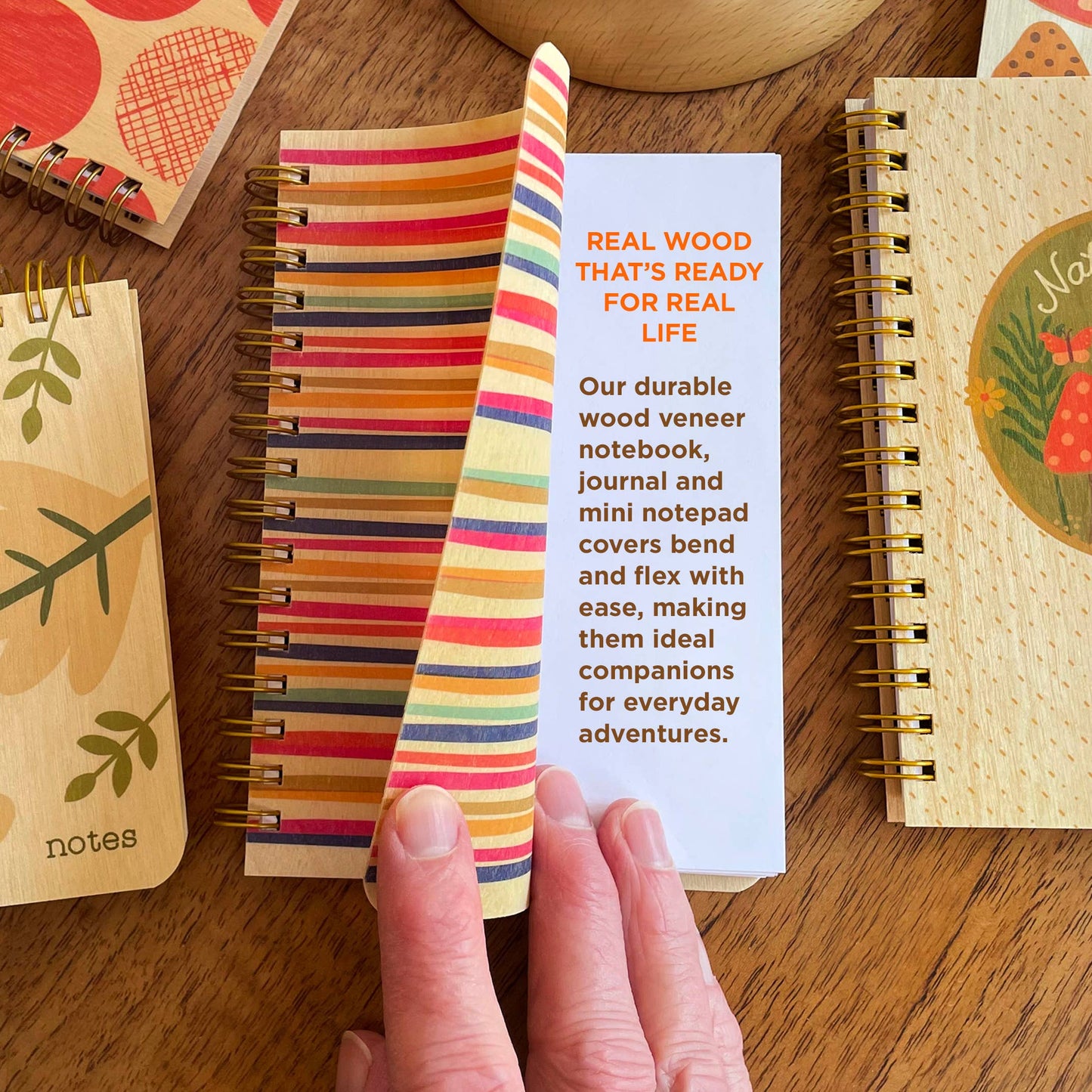 Hot Dog Wood Notebook