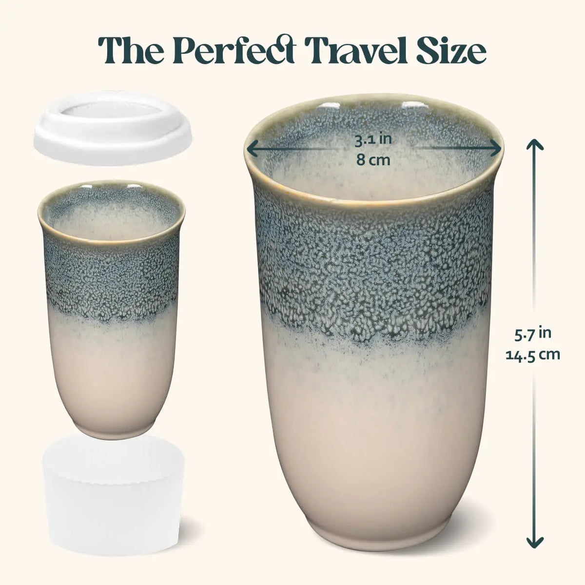 Glacier Ceramic Cups and Mugs