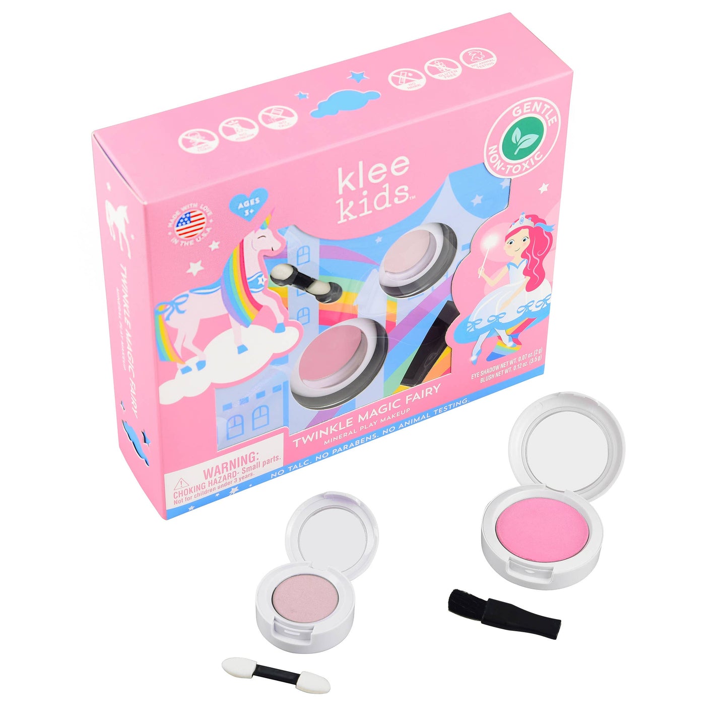 Twinkle Magic Fairy Klee Kids Play Makeup 2-PC Kit