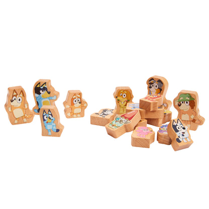 Bluey Wooden Stacking Game