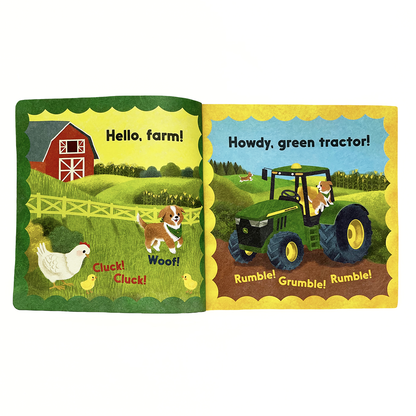 John Deere Kids Hello, Farm! Tuffy Book