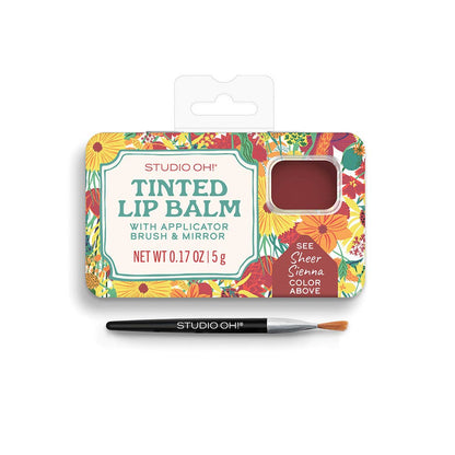 Garden Splash Tinted Lip Balm & Brush Set