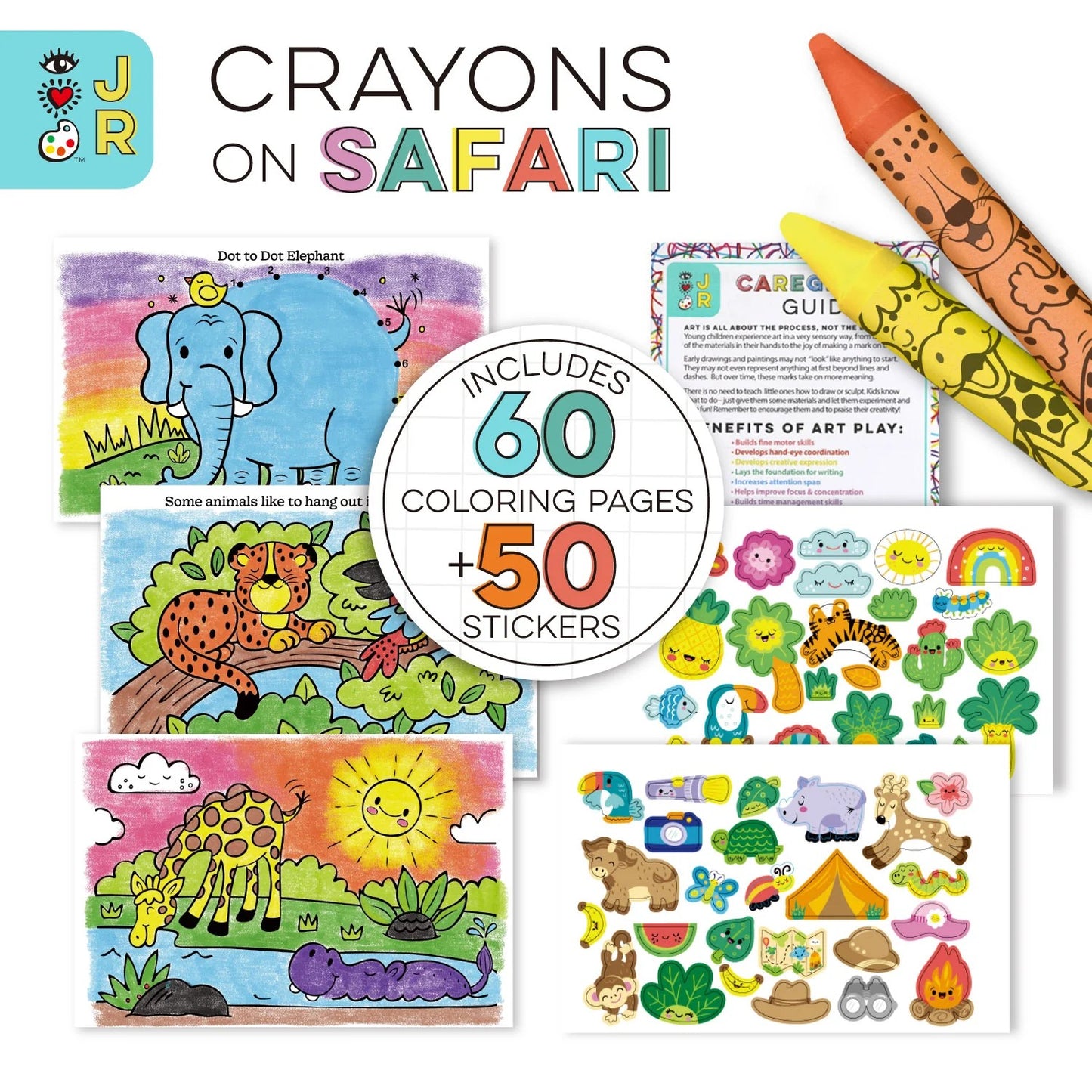 Crayons on Safari