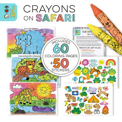 Crayons on Safari