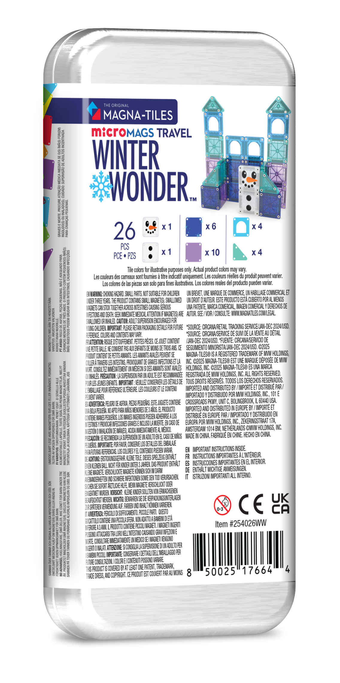 Winter Wonder 26 pc Travel Set