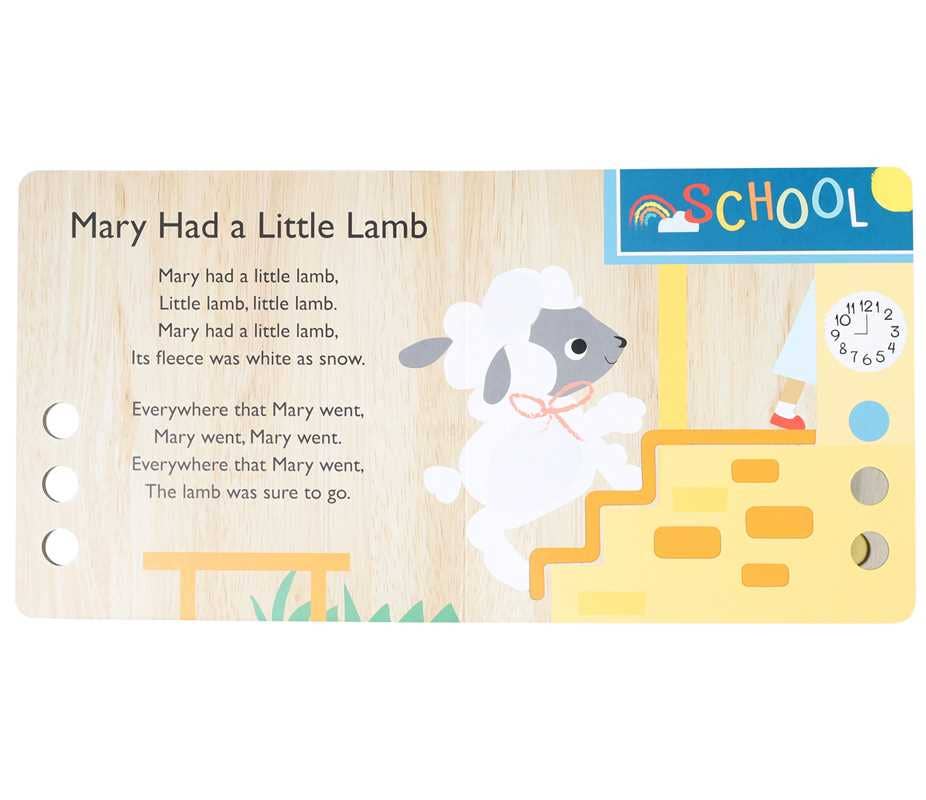 The Wheels on the Bus, Touch and Trace Nursery Rhymes