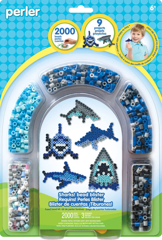 Sharks Perler Arch Blister