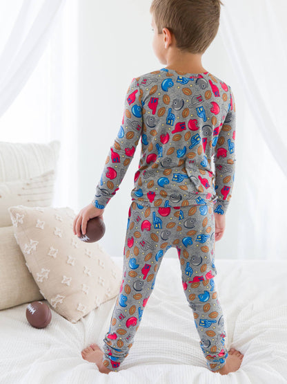 Game Day Football Bamboo Pajama Set