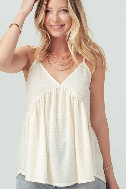 Swiss Dot Babydoll Cami