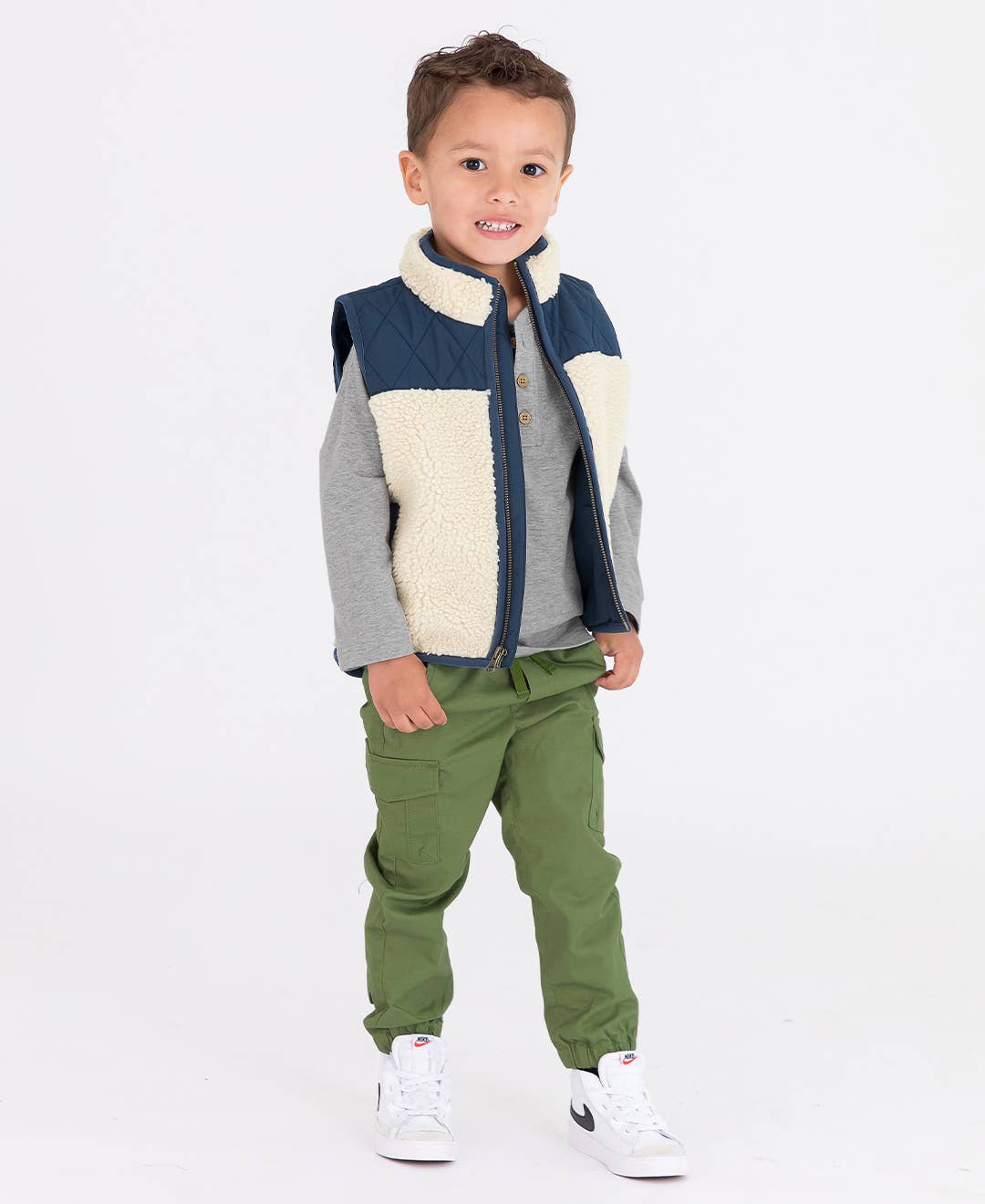 Dusty Olive Slim Cargo Joggers