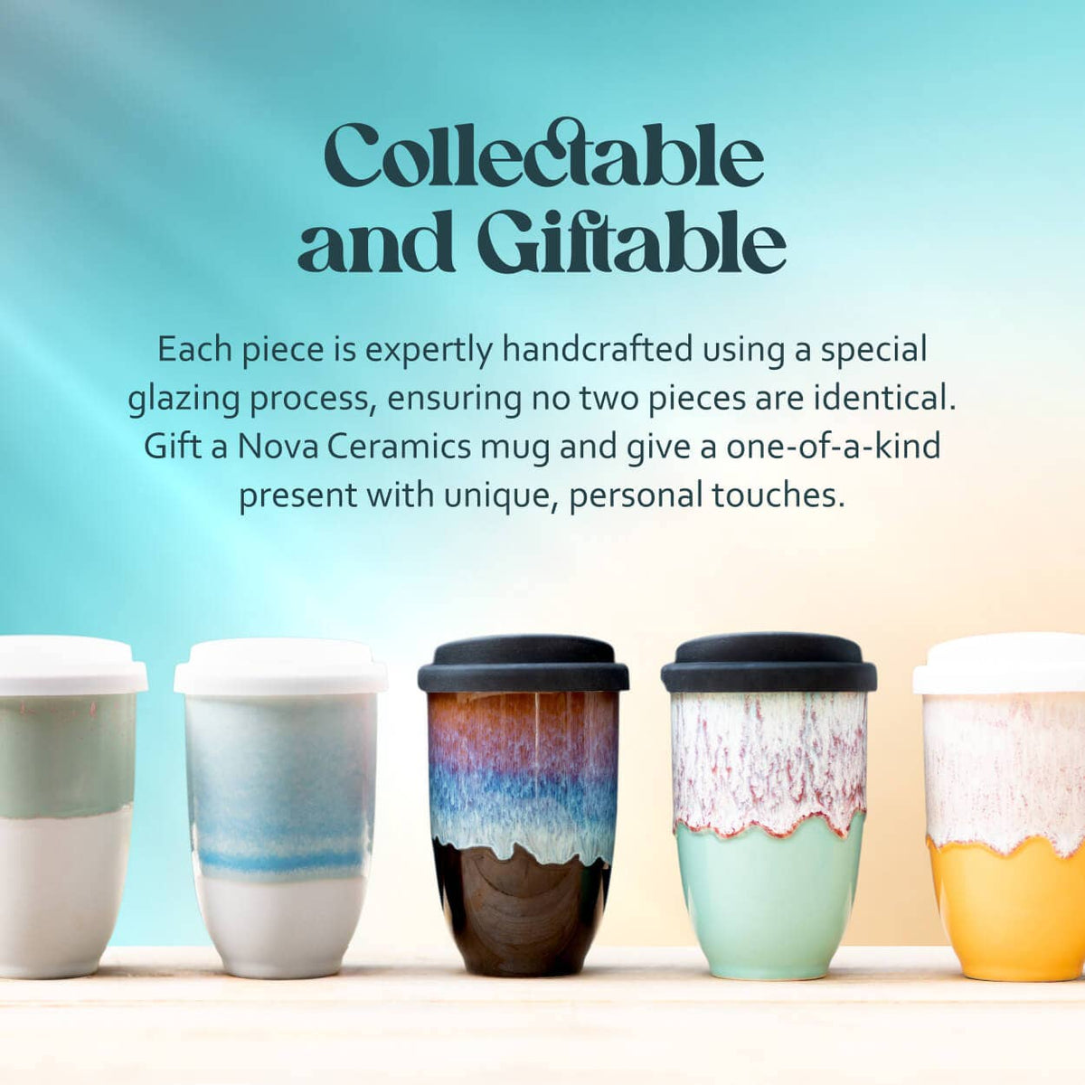 Glacier Ceramic Cups and Mugs