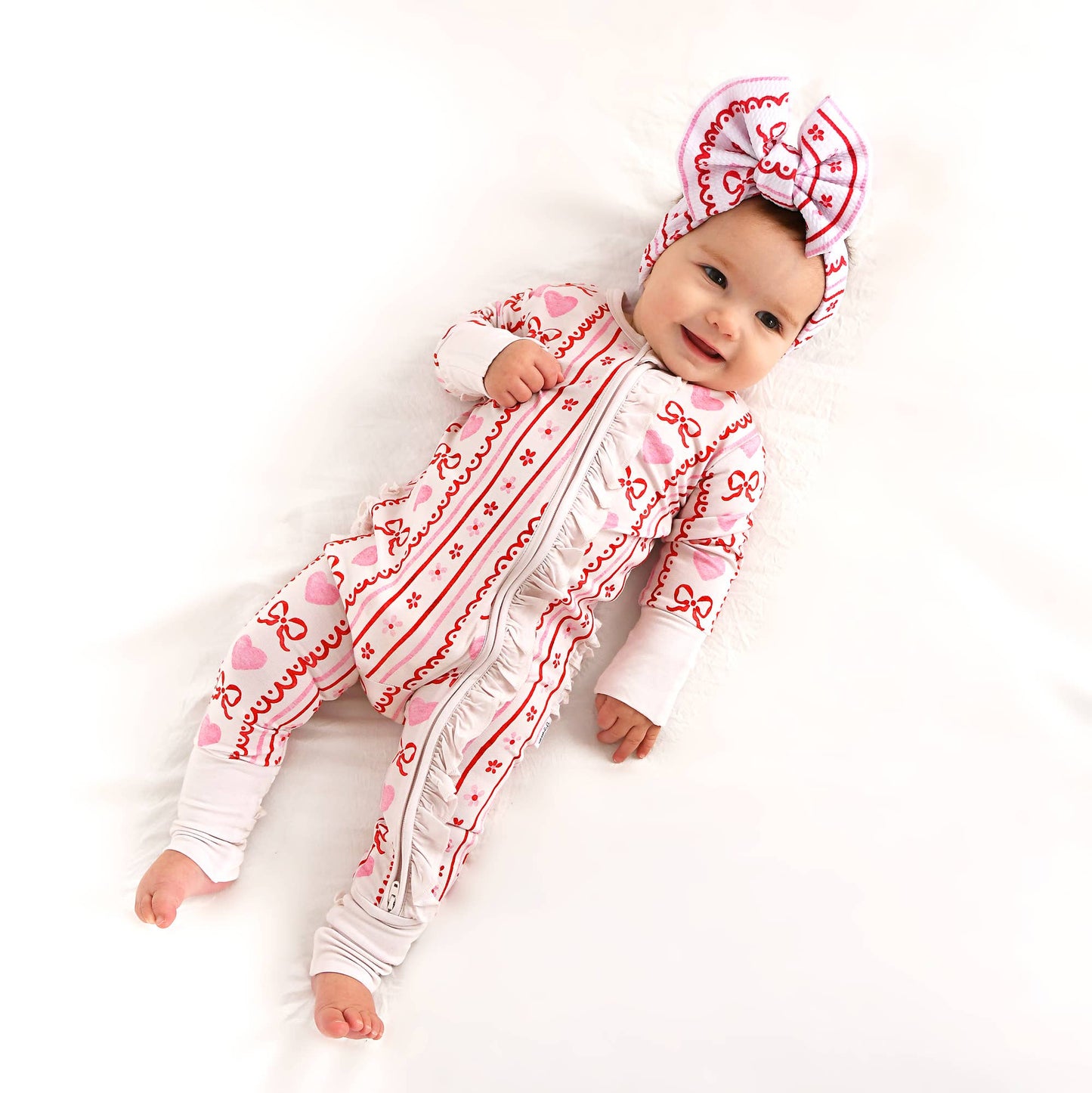 Hallie Ruffle Zip