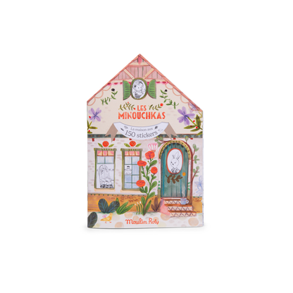 House Coloring Book & Stickers