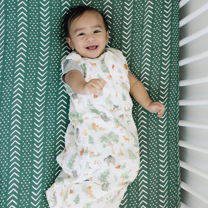 Forest Friends Muslin Sleeper - 6-12 Months