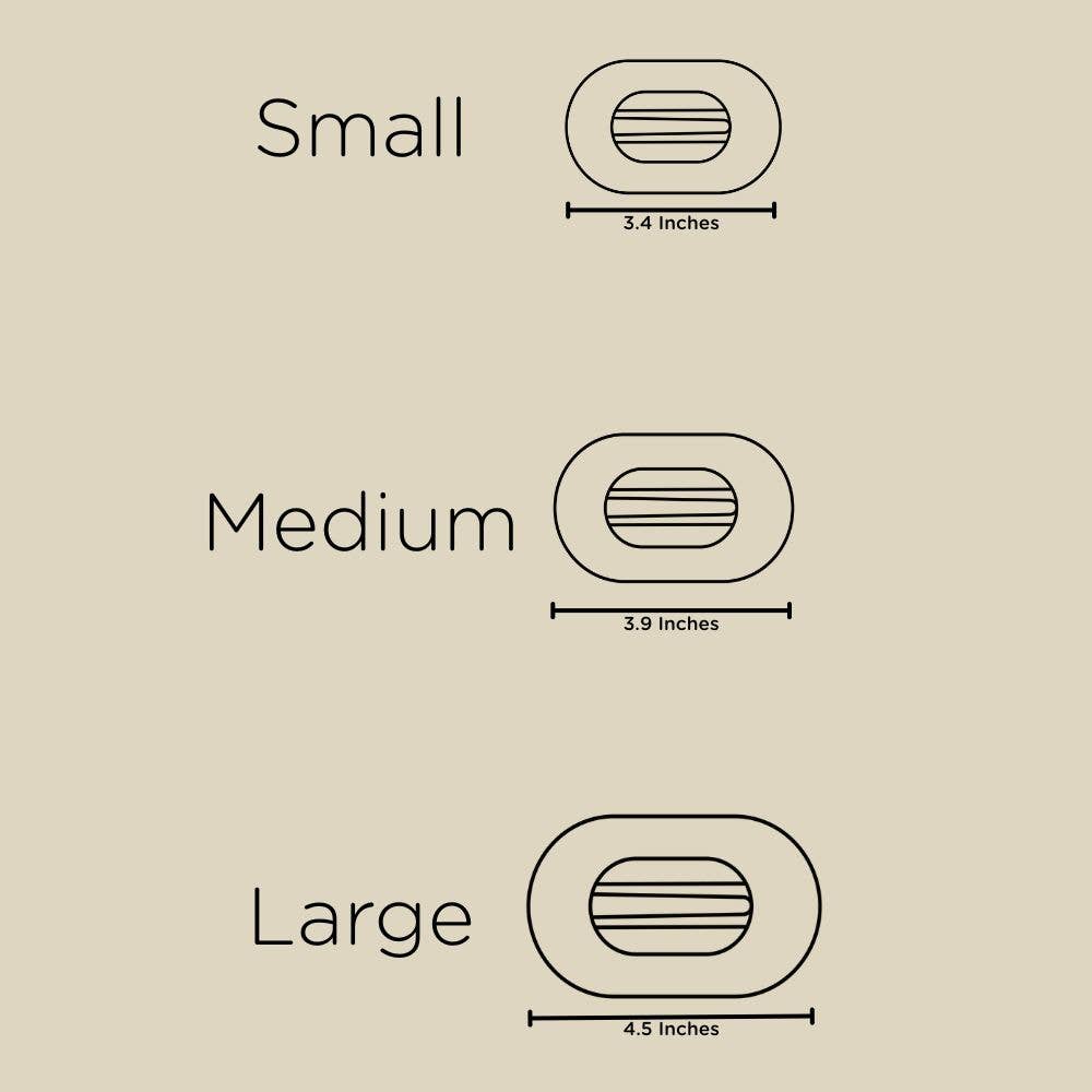 Flat Round Hair Clip | Red Carpet Ready