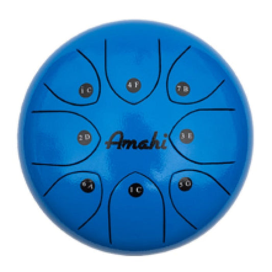 Blue 6" Steel Tongue Drum