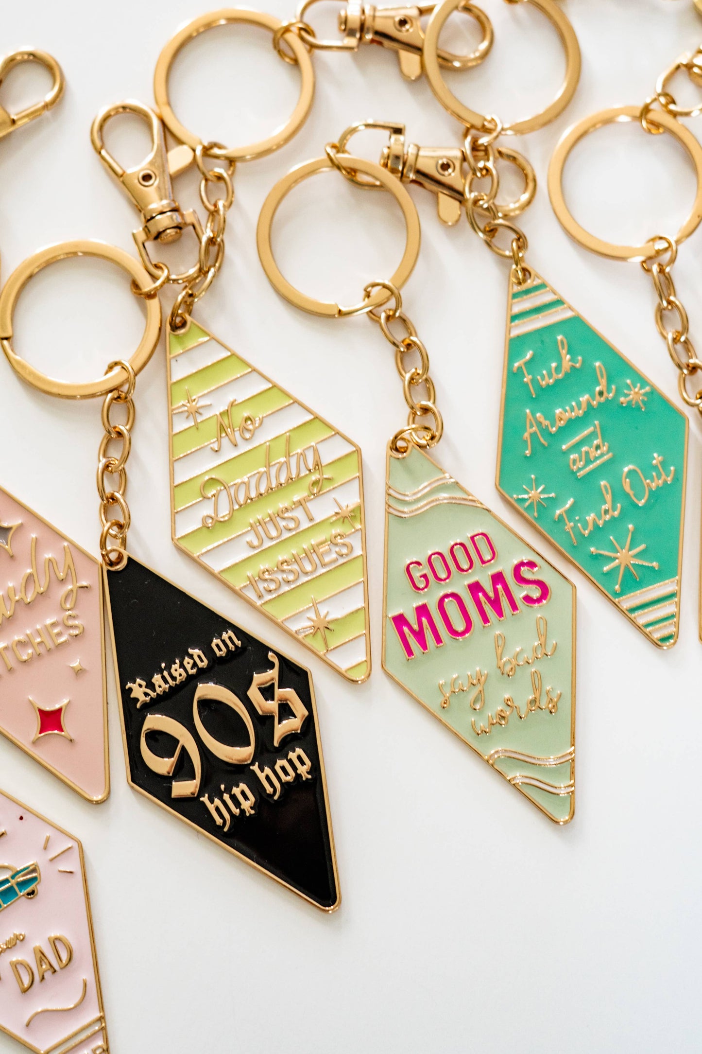 Motel Enamel Keychain